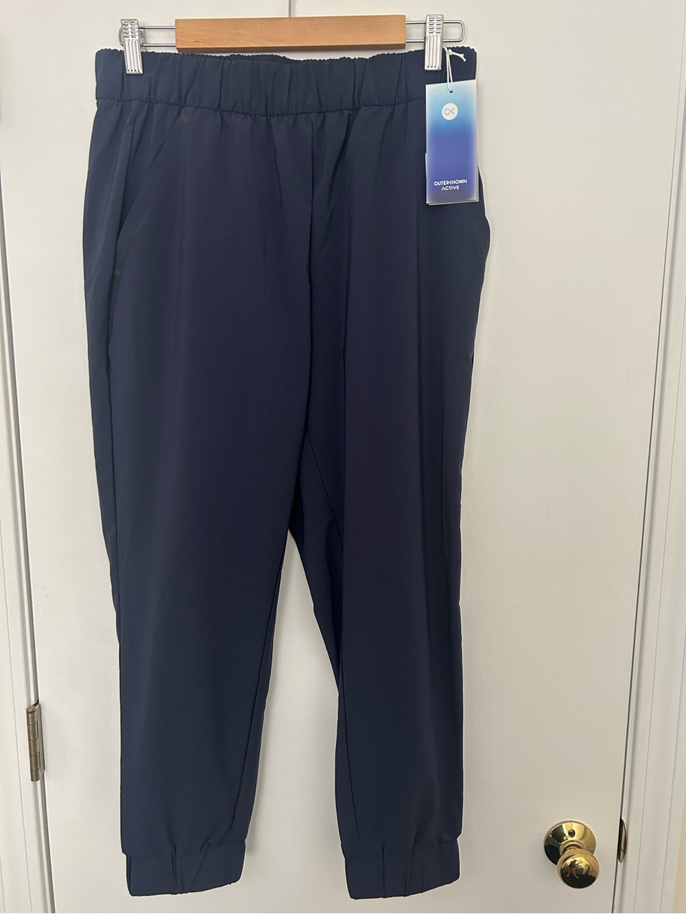 Outerknown Plum Elastic-Waist Joggers